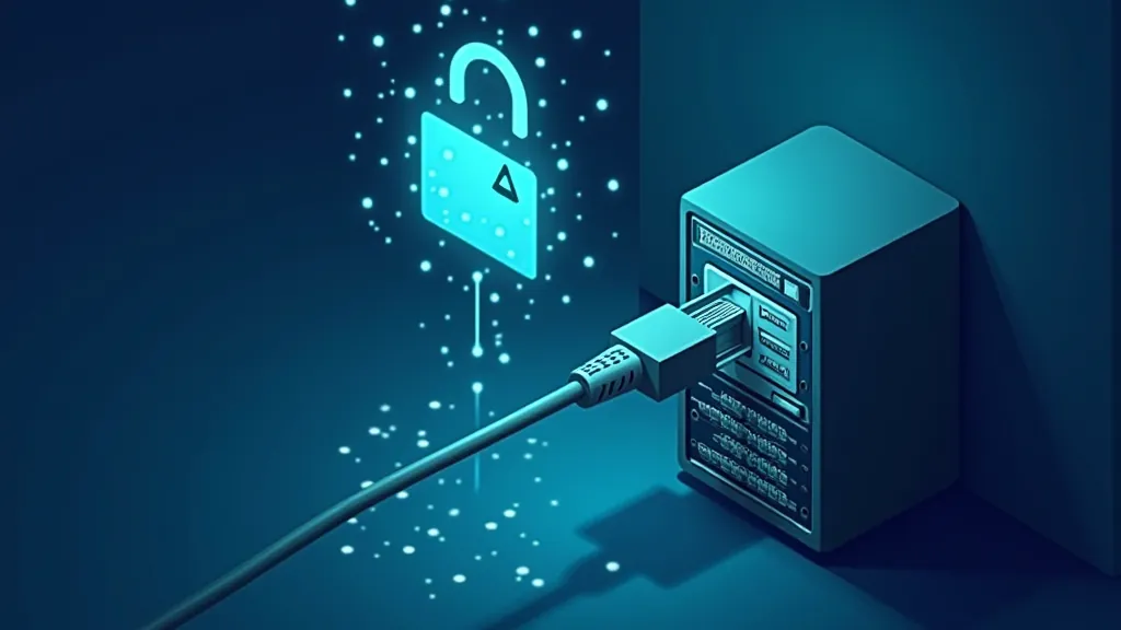 A cable connecting a client terminal to an API server, representing a base URL setup
